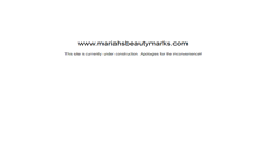 Desktop Screenshot of mariahsbeautymarks.com